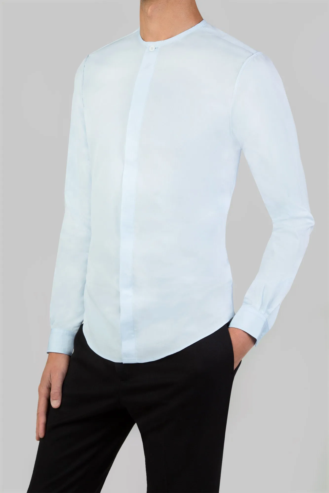 No Collar Shirt