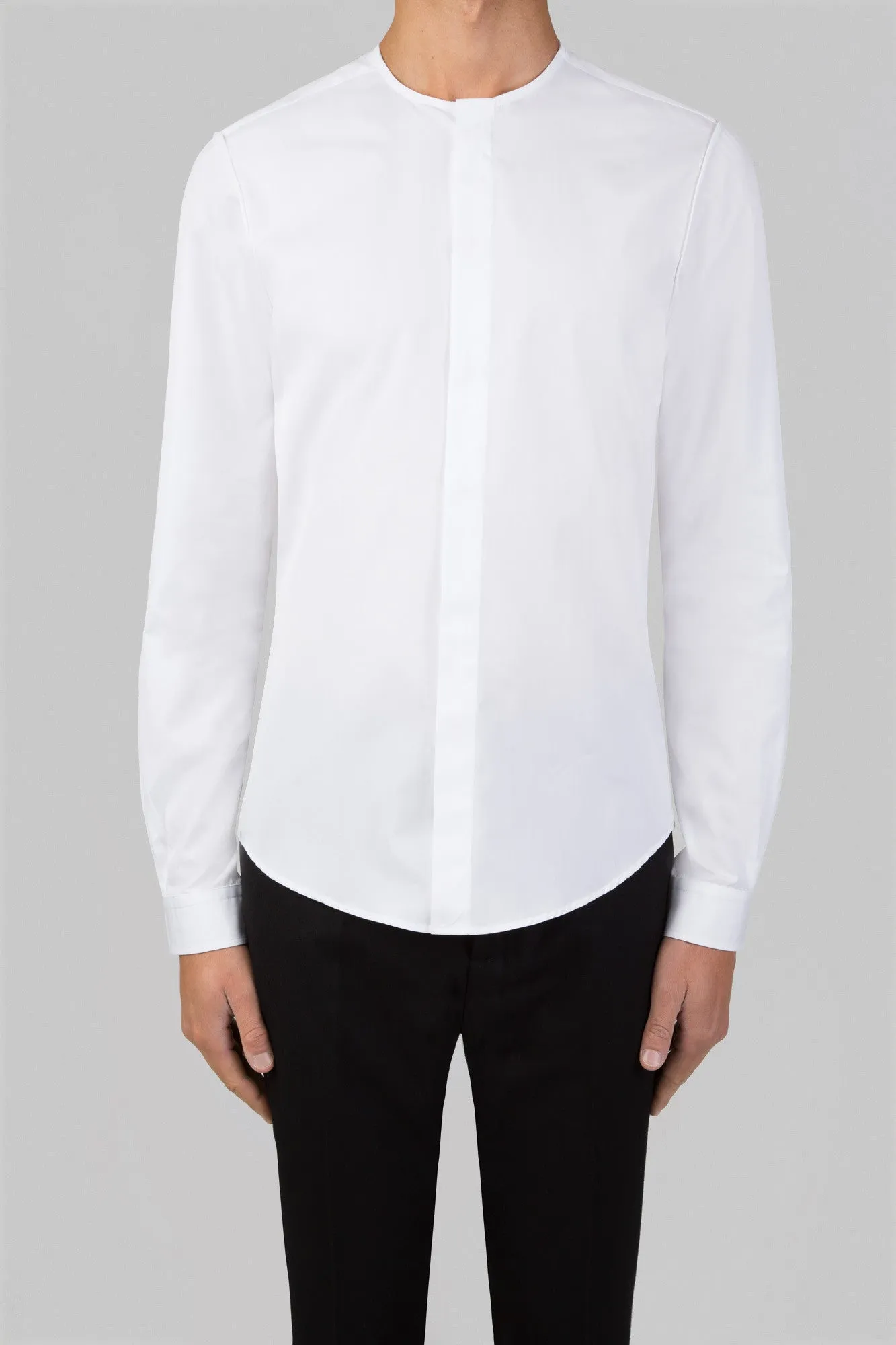No Collar Shirt