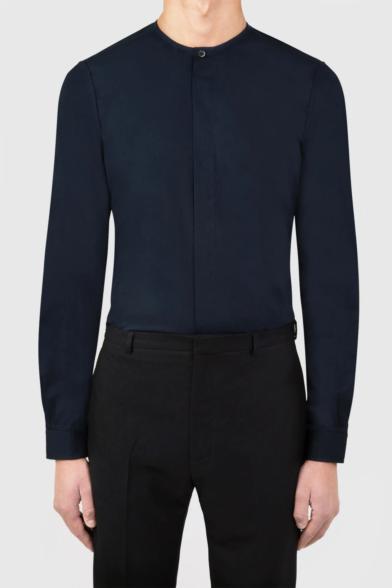No Collar Shirt
