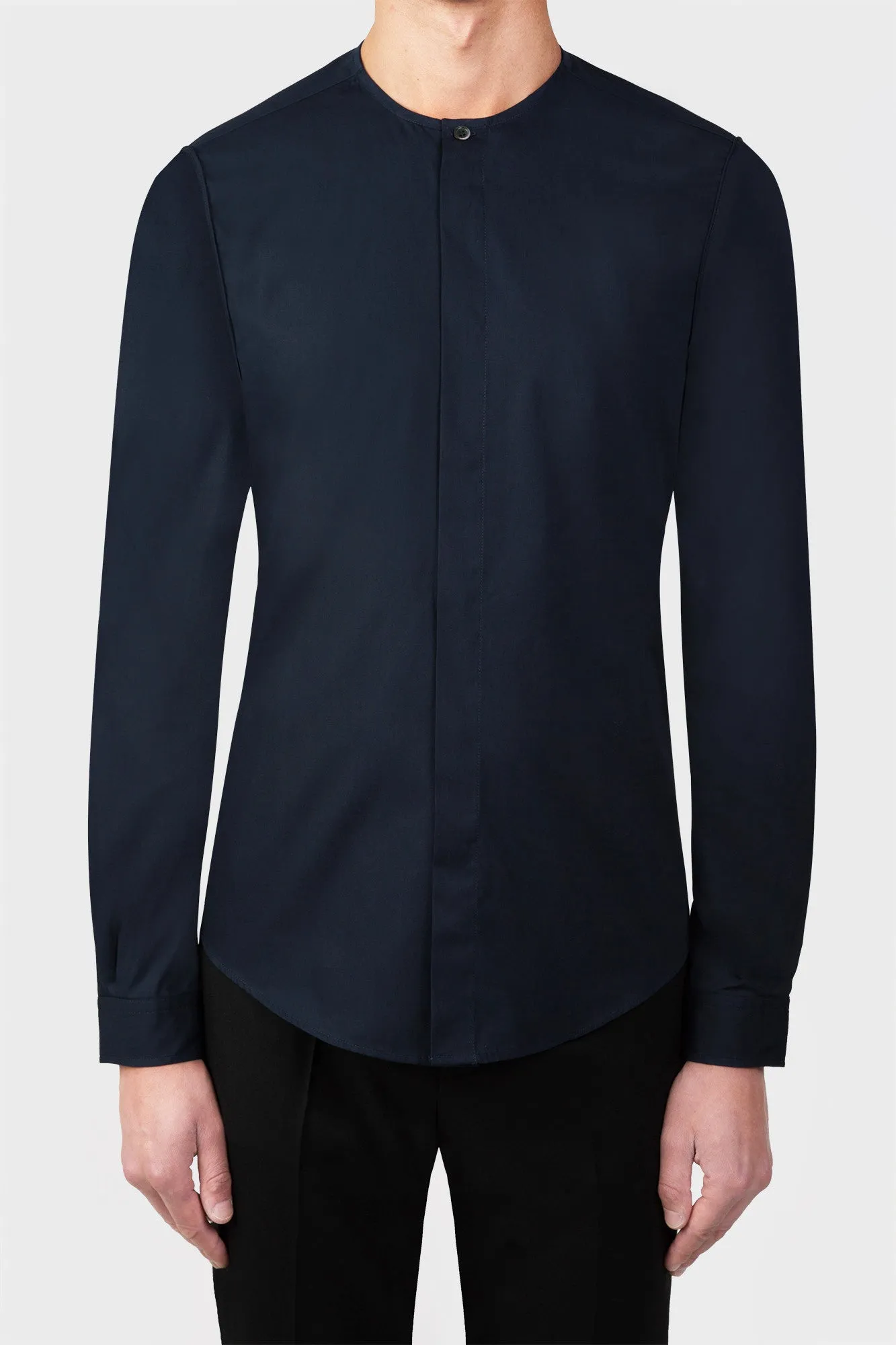 No Collar Shirt