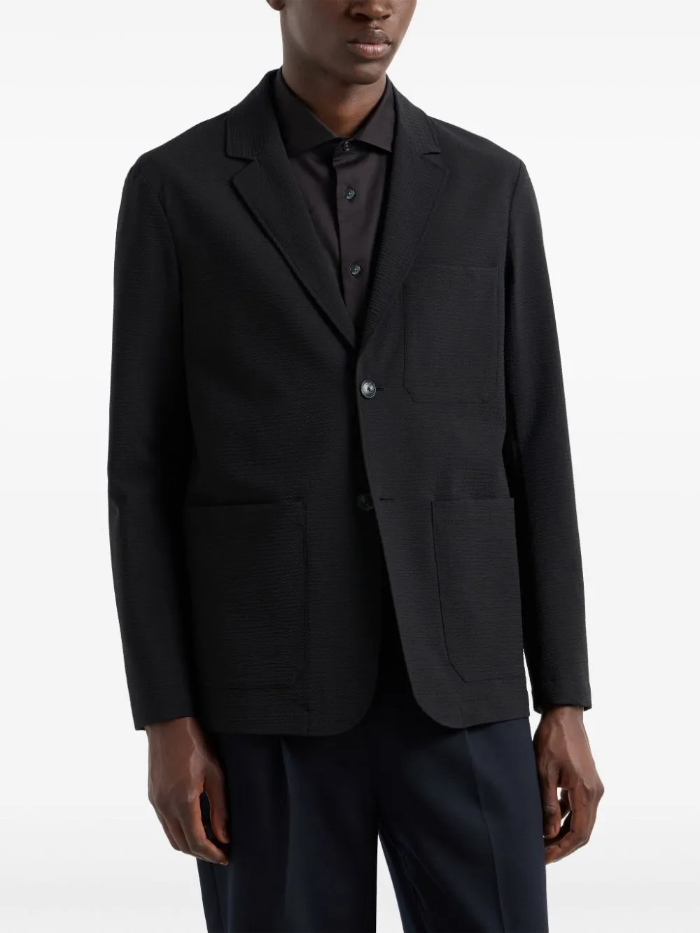 NYLON SINGLE-BREASTED JACKET