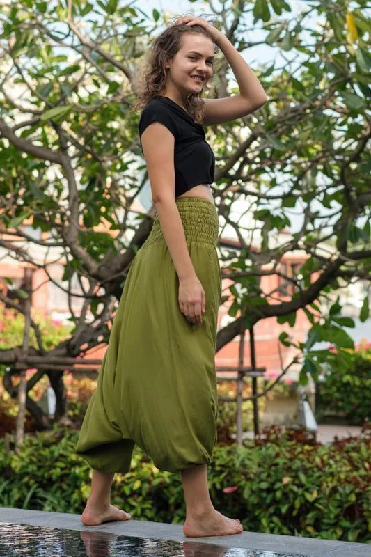Olive Green Classic Pants