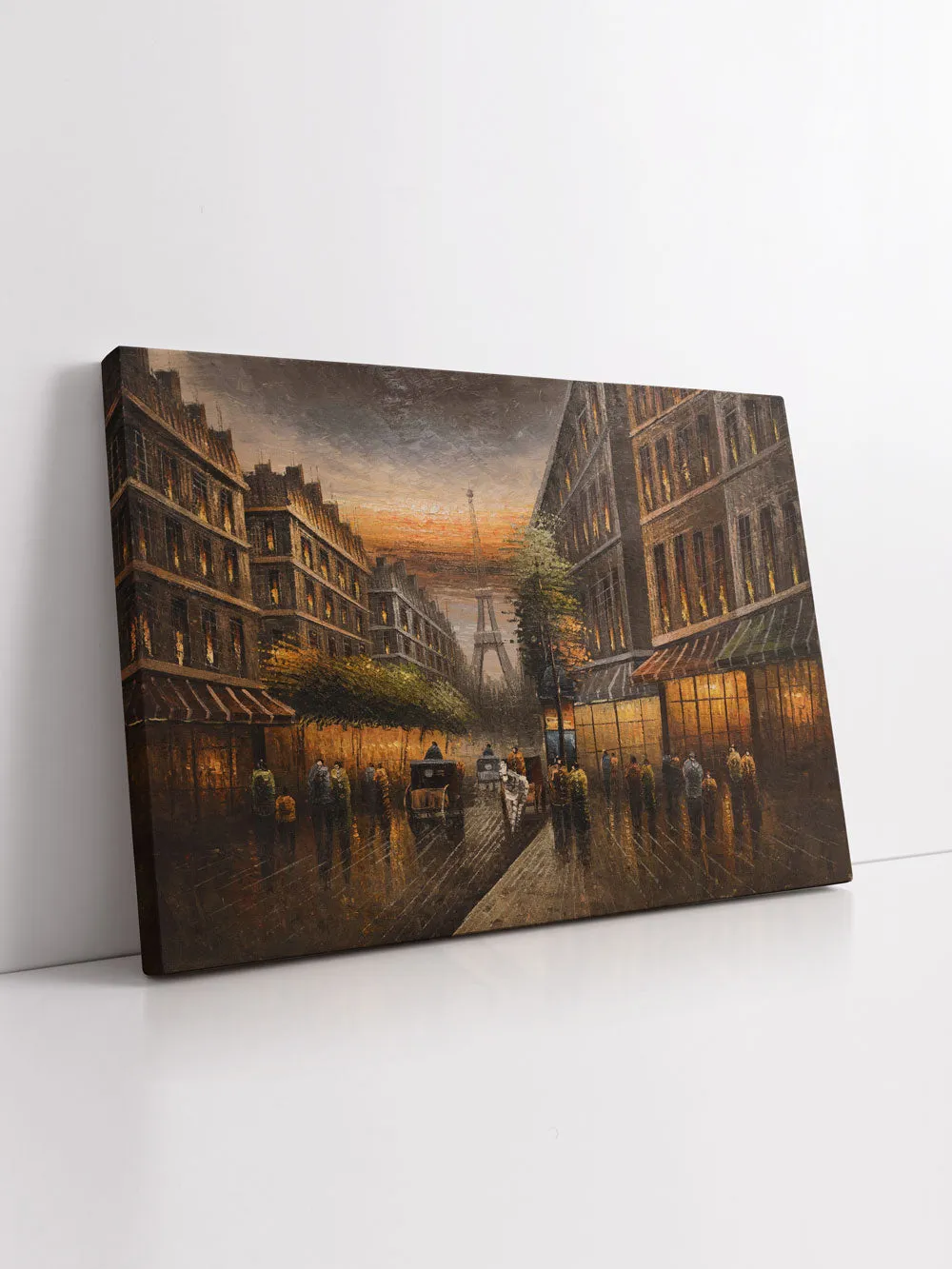 "The Paris Street" Handmade Oil Painting 36"x 48"