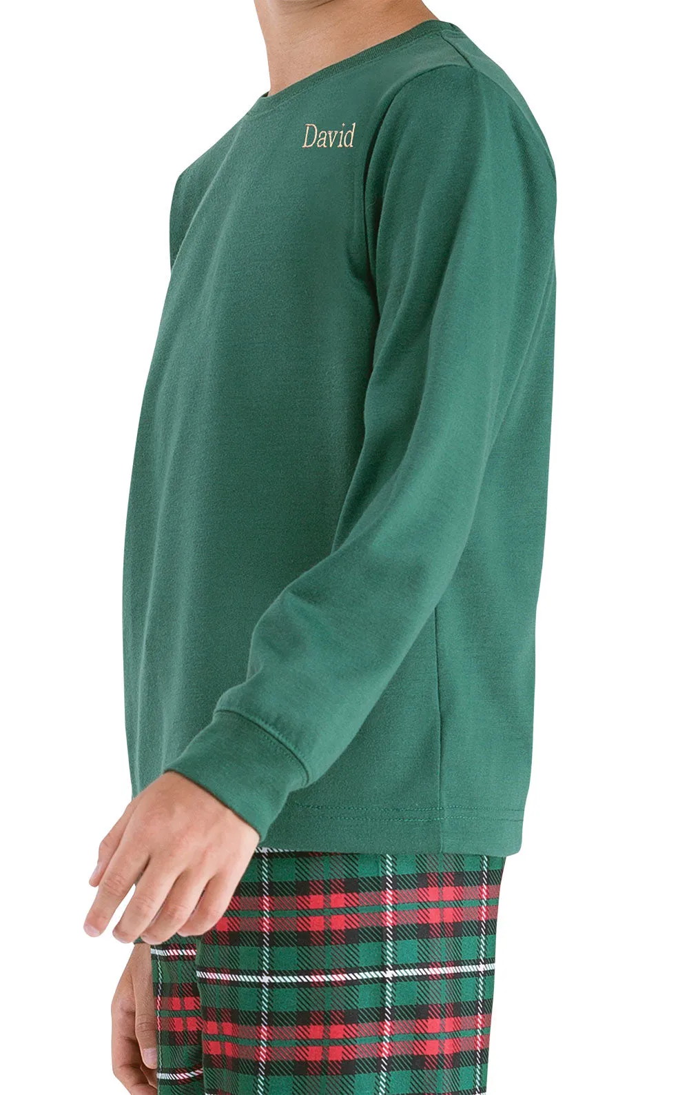 Red & Green Christmas Unisex Kids Pajamas