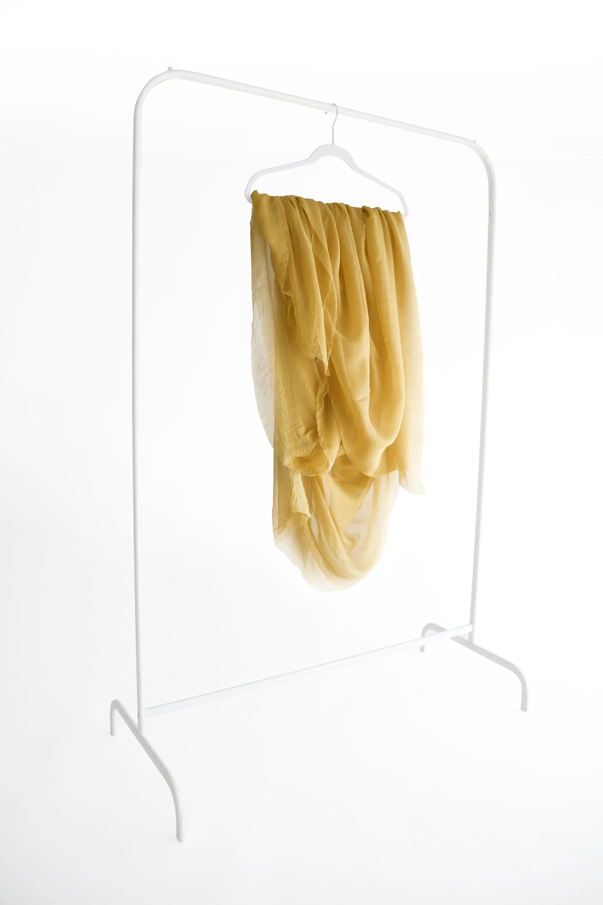 Silk Gossamer Textile in Honey