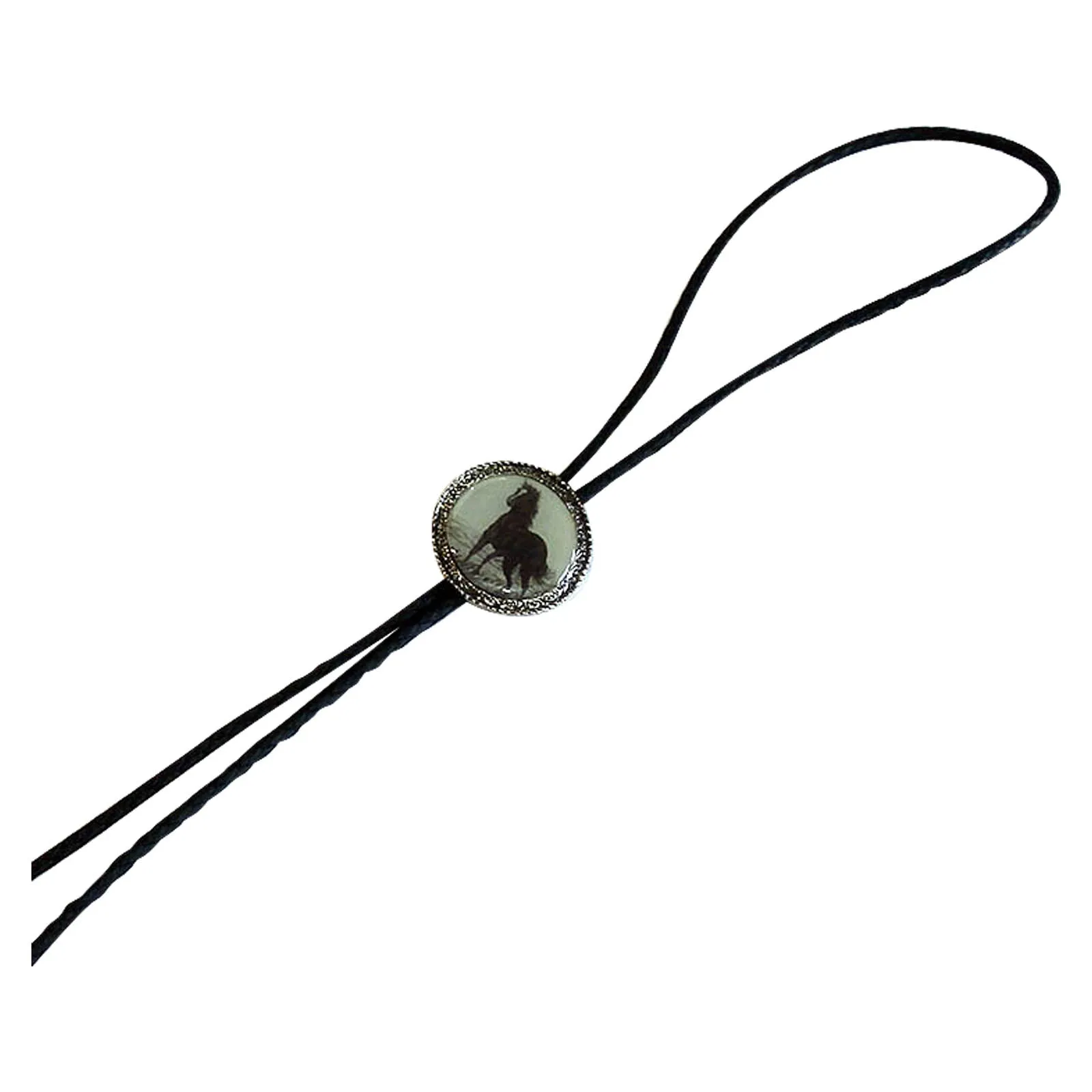 Silver Mountain Mustang Western Bolo Tie
