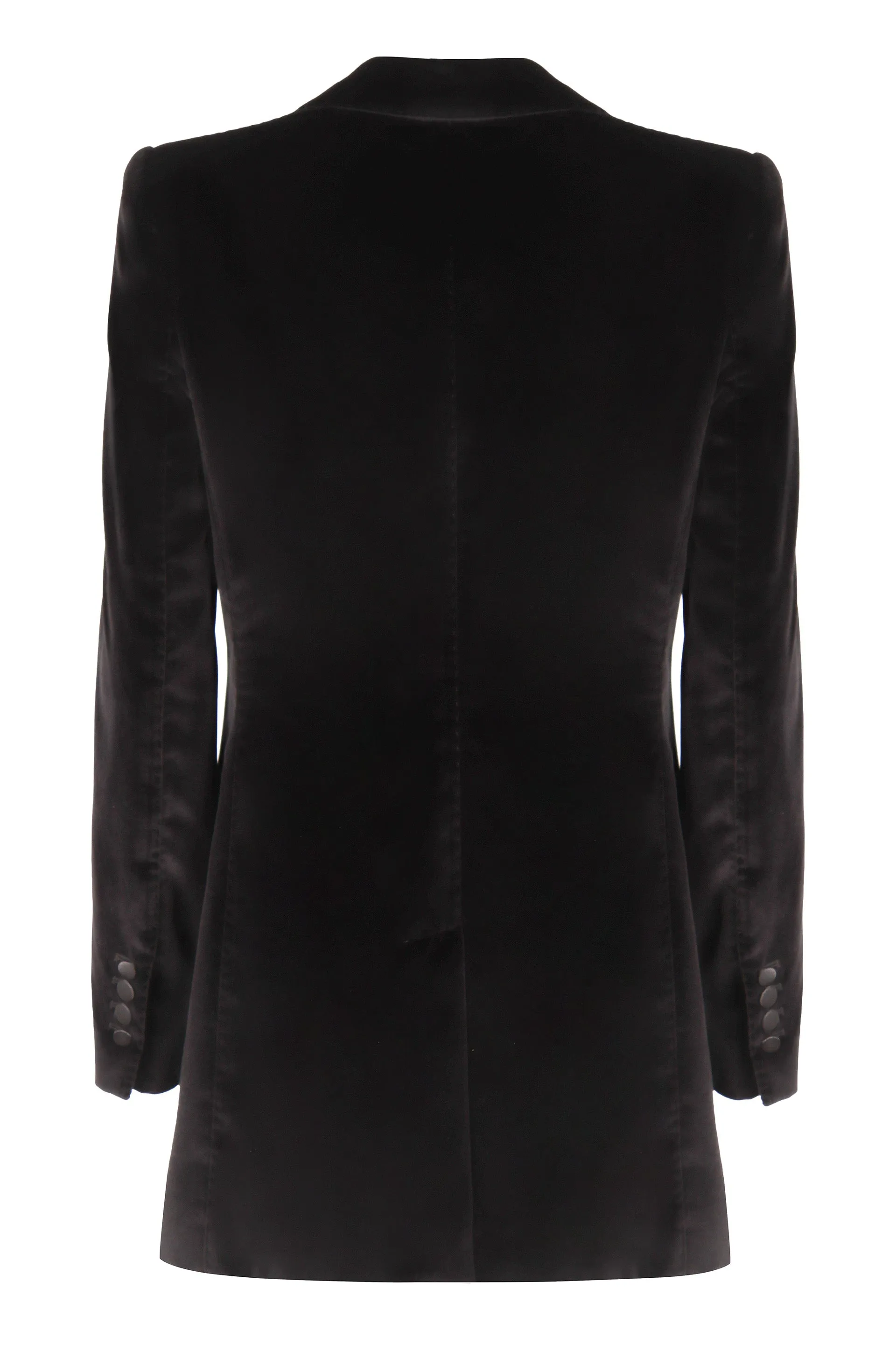 SINGLE-BREASTED VELVET JACKET
