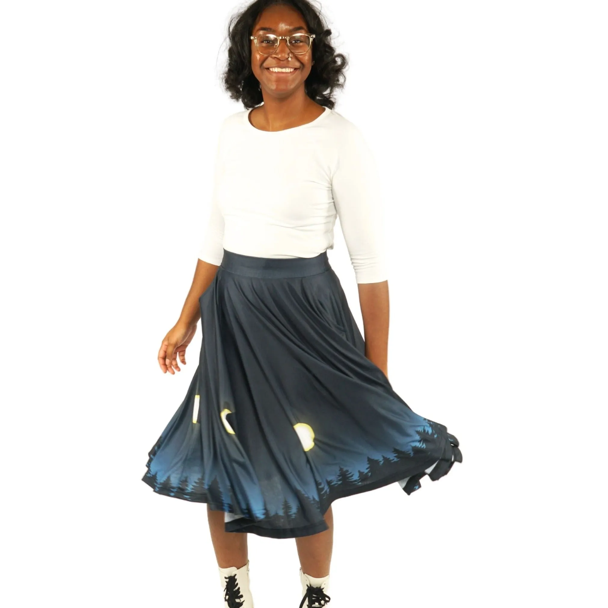 Solar Eclipse Twirl Skirt