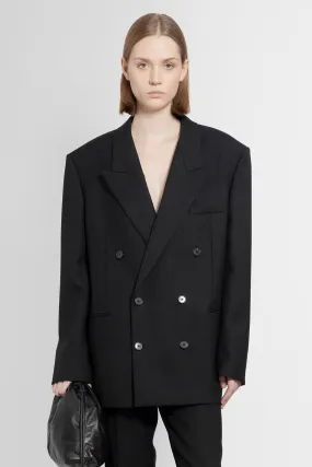 THE ROW WOMAN BLACK BLAZERS